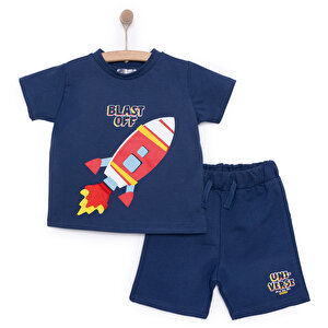 HelloBaby Cosmic Line T, Koyu Mavi, 9 Ay