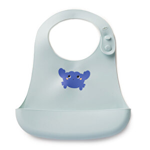 Pandish Crabby Silikon Önlük Bluish