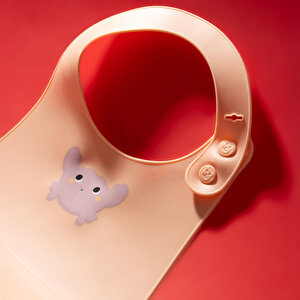 Crabby Silikon Önlük Pinky