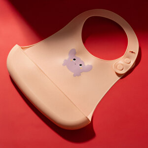 Crabby Silikon Önlük Pinky