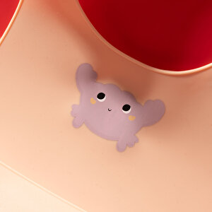 Crabby Silikon Önlük Pinky