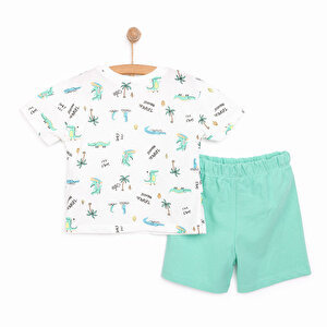 Crocodile Erkek Tshirt-Şort Erkek Bebek Crocodile Erkek Tshirt-Şort Erkek Bebek