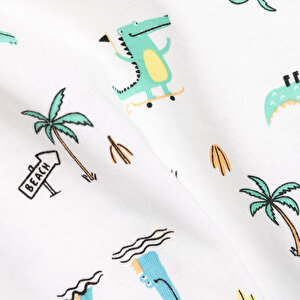 Crocodile Erkek Tshirt-Şort Erkek Bebek Crocodile Erkek Tshirt-Şort Erkek Bebek