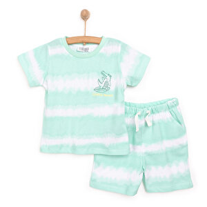 HelloBaby Crocodile Erkek T, Yeşil, 9 Ay