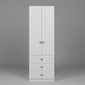 2 Kapılı ve 3 Çekmeceli Dolap Beyaz 2 Kapılı ve 3 Çekmeceli Dolap Beyaz