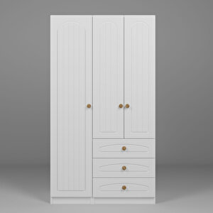 2 Kapılı ve 3 Çekmeceli Dolap Beyaz 2 Kapılı ve 3 Çekmeceli Dolap Beyaz