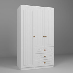 2 Kapılı ve 3 Çekmeceli Dolap Beyaz 2 Kapılı ve 3 Çekmeceli Dolap Beyaz