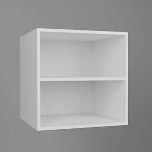 Montessori 2 Raflı Kitaplık Beyaz