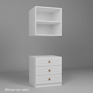 Montessori 2 Raflı Kitaplık Beyaz