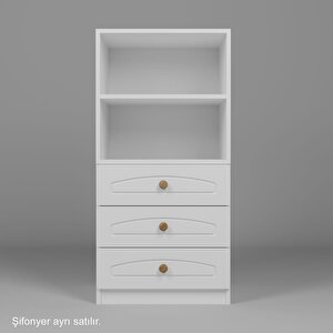 Montessori 2 Raflı Kitaplık Beyaz