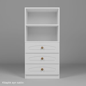 3 Çekmeceli Şifonyer Beyaz