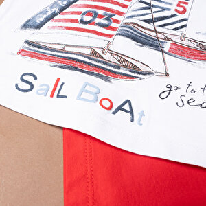 Fun World 3D Erkek Tshirt-Şort Erkek Bebek Fun World 3D Erkek Tshirt-Şort Erkek Bebek