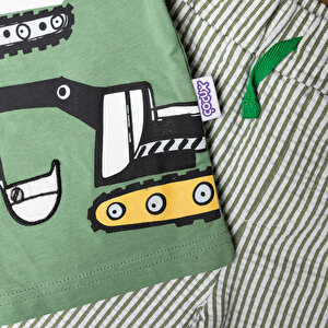 Fun World 3D Erkek Tshirt-Şort Erkek Bebek