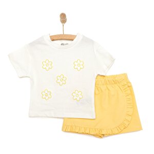 HelloBaby Daisy Kız Bluz-Ete, Ekru, 9 Ay