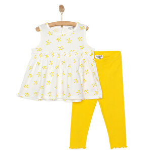 HelloBaby Daisy Kız Bluz - T, Ekru, 9 Ay