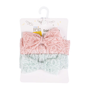 Dantel 2li Fiyonk Kız Saç Bandı Kız Bebek