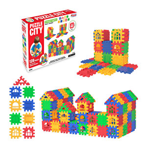 Dede Puzzle City 128 Parça