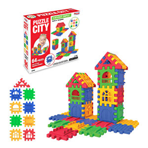 Dede Puzzle City 64 Parça