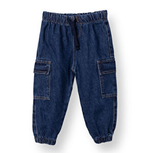 HelloBaby Denim Pan, Lacivert, 3 - 4 Yaş