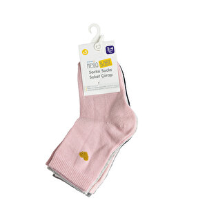 desenli 5'li Soket Çorap Kız Bebek desenli 5'li Soket Çorap Kız Bebek