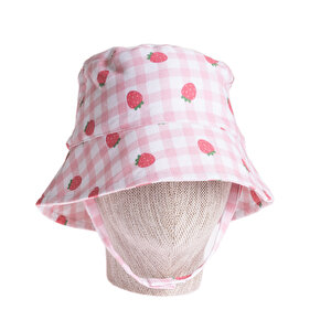 HelloBaby Desenli Bucket, Pembe, 0-2 Yaş