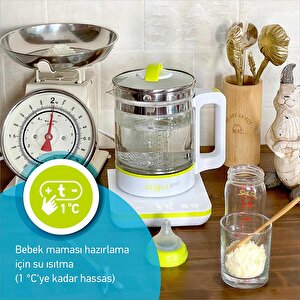 Dijital Çok Fonksiyonlu 6'i 1 Arada Su Isıtıcısı, Bebek Mama Isıtıcı, Buharlı Pişirici, Sterilizat