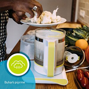 Dijital Çok Fonksiyonlu 6'i 1 Arada Su Isıtıcısı, Bebek Mama Isıtıcı, Buharlı Pişirici, Sterilizat