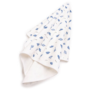 Dinazor Desenli Erkek Penye Battaniye Erkek Bebek