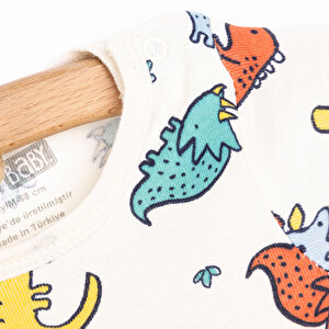 Dinazor Desenli Kısa Kol Body Dinazor Desenli Kısa Kol Body