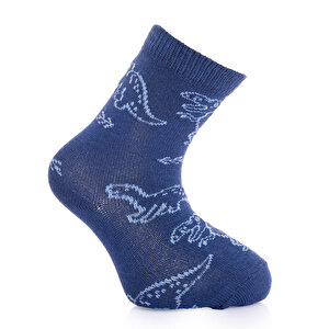 Dinozor Desenli Erkek 3lü Soket Çorap Erkek Bebek Dinozor Desenli Erkek 3lü Soket Çorap Erkek Bebek