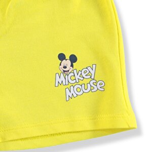 Yaz Erkek Bebek Mickey Mouse Şort