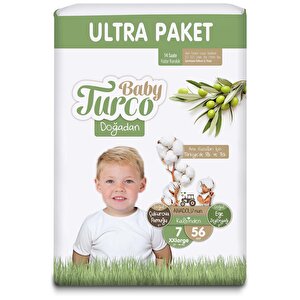 Baby Turco Doğadan Ultra 7 Beden,56 Adet