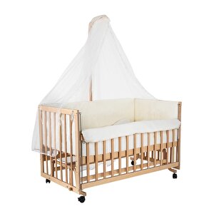 baby plus Ahşap Asansörlü Beşik 70X130 baby plus Ahşap Asansörlü Beşik 70X130