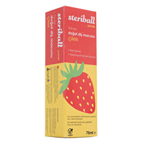 Doğal Diş Macunu 0-6 Yaş - Çilek Doğal Diş Macunu 0-6 Yaş - Çilek