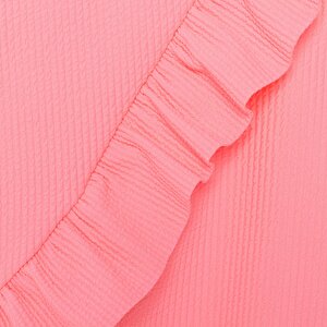 Dokulu Kumaş Fırfırlı Kız Mayo Kız Bebek