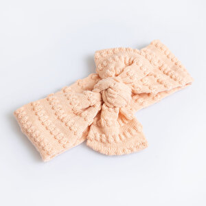 Dokulu Örme Kumaş Bağlamalı Kız Saç Bandı Kız Bebek Dokulu Örme Kumaş Bağlamalı Kız Saç Bandı Kız Bebek