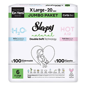 Sleepy Natural D.Soft  6 Beden,20 Adet