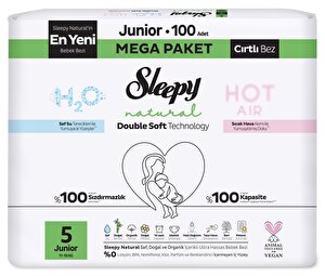 Sleepy D.S Natural Mega 5 Beden,100 Adet
