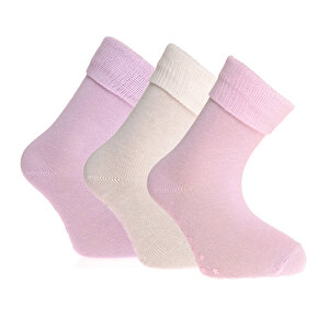 HelloBaby Düz 3lü K, Açık Pembe, 6-12 Ay