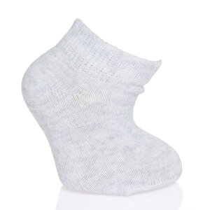 Düz Renkli Erkek 3'lü Bilek Çorap Erkek Bebek