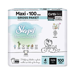 Sleepy Bio Natural 4 Beden 100 Adet
