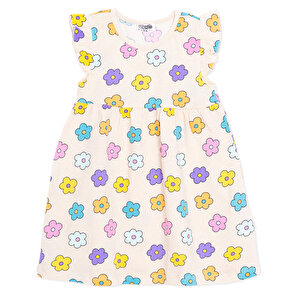 HelloBaby Elbise, Bej Baskılı, 6 - 9 Ay