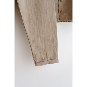 %100 Pamuk Müslin Bohem Gömlekli Takım