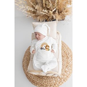 %100 Organik İsme Özel 10'lu Hastane Çıkışı - Özel Hediye Paketli - Aslan Desenli (Lütfen Ürün Özellikleri Kısmını Okuyunuz) %100 Organik İsme Özel 10'lu Hastane Çıkışı - Özel Hediye Paketli - Aslan Desenli (Lütfen Ürün Özellikleri Kısmını Okuyunuz)