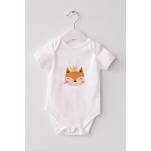 %100 Organik Pamuk 3lü Baskılı Kısa Kollu Bebek Body Panda