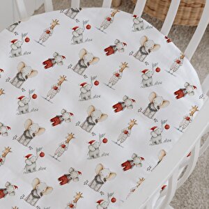 %100 Pamuklu Poplin Anne Yanı Beşik Nevresim Seti - Sevimli Kış Masalı %100 Pamuklu Poplin Anne Yanı Beşik Nevresim Seti - Sevimli Kış Masalı