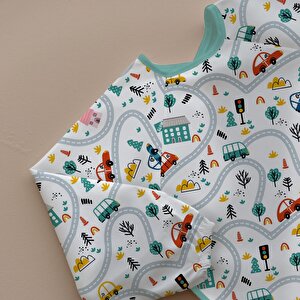 Uzun Kollu Mama ve Faaliyet Önlüğü, Aktivite ve Boyama Önlüğü, Araba Desen Uzun Kollu Mama ve Faaliyet Önlüğü, Aktivite ve Boyama Önlüğü, Araba Desen