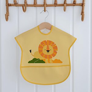 Sıvı Geçirmez Yarım Kollu Mama Önlüğü Aslan Desen Sıvı Geçirmez Yarım Kollu Mama Önlüğü Aslan Desen