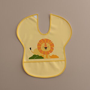 Sıvı Geçirmez Yarım Kollu Mama Önlüğü Aslan Desen Sıvı Geçirmez Yarım Kollu Mama Önlüğü Aslan Desen