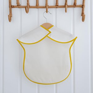 Sıvı Geçirmez Yarım Kollu Mama Önlüğü Happy Desen